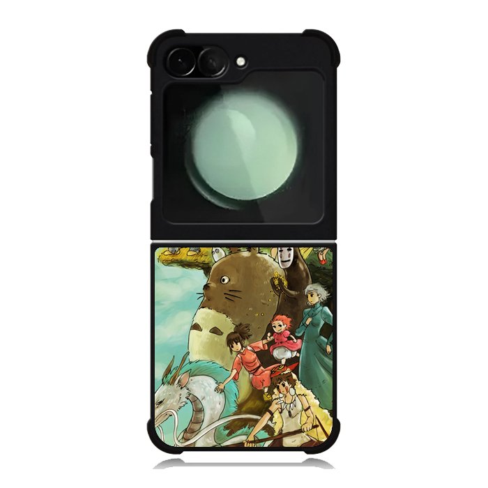 studio ghibli characters Samsung Galaxy Z Flip 6 Case