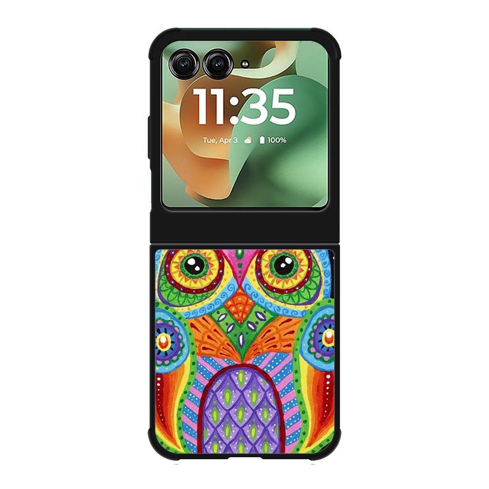 Little Colorful Owl Motorola Moto RAZR 2025 Case OV1511