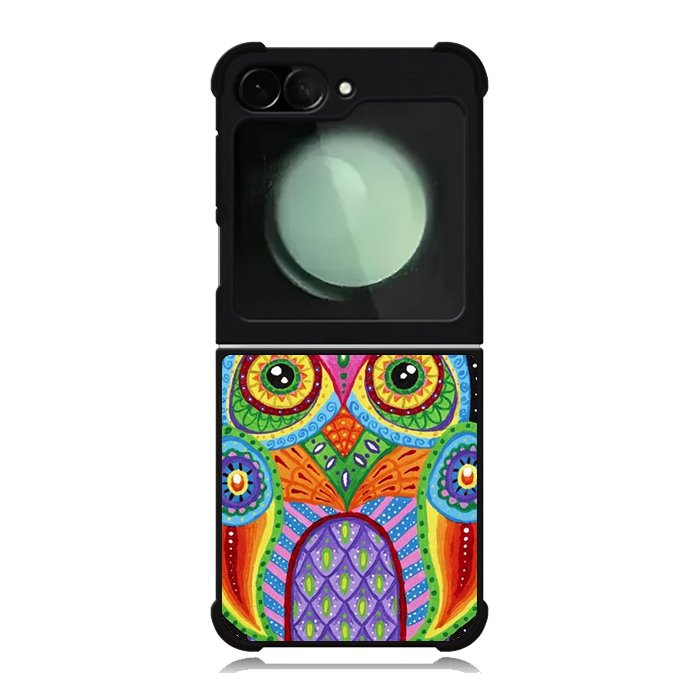 Little Colorful Owl Samsung Galaxy Z Flip 6 5G 2024 Case OV1511