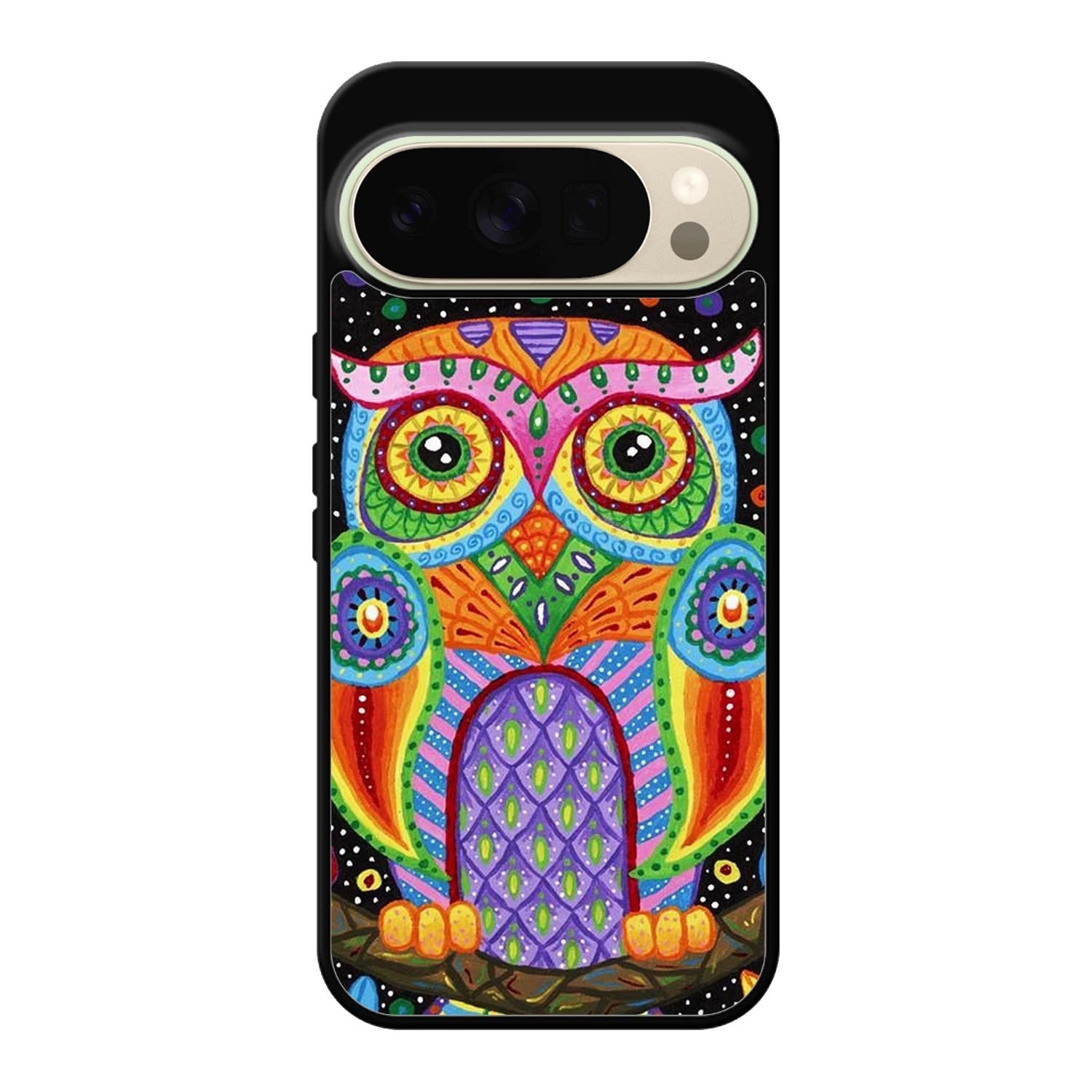 Little Colorful Owl Google Pixel 10 Pro Case QC1511