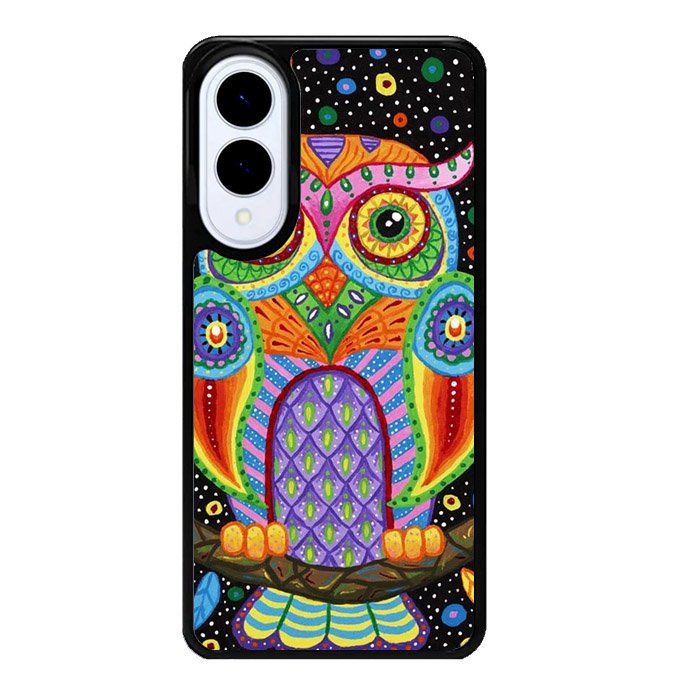 Little Colorful Owl Samsung Galaxy S25 Edge 5G Case OV1511