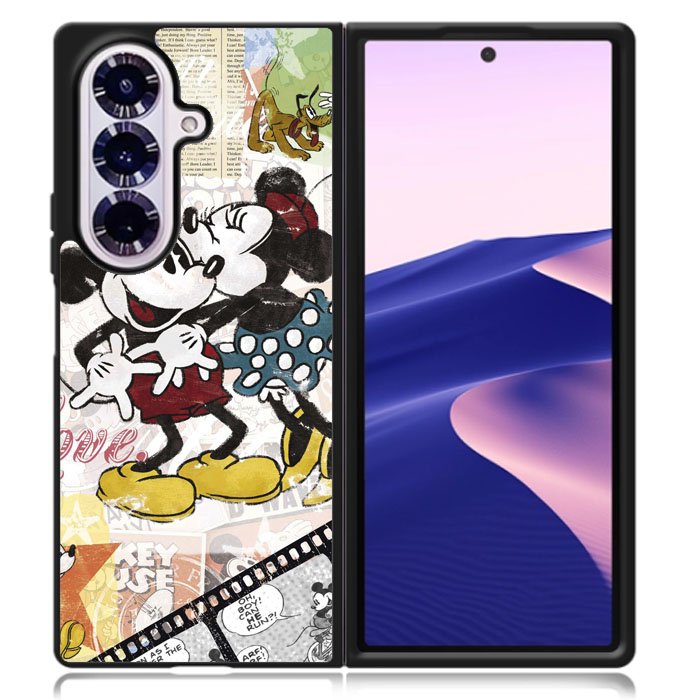 Vintage Disney Mickey Mouse Samsung Galaxy Z Fold 7 Case OV2056