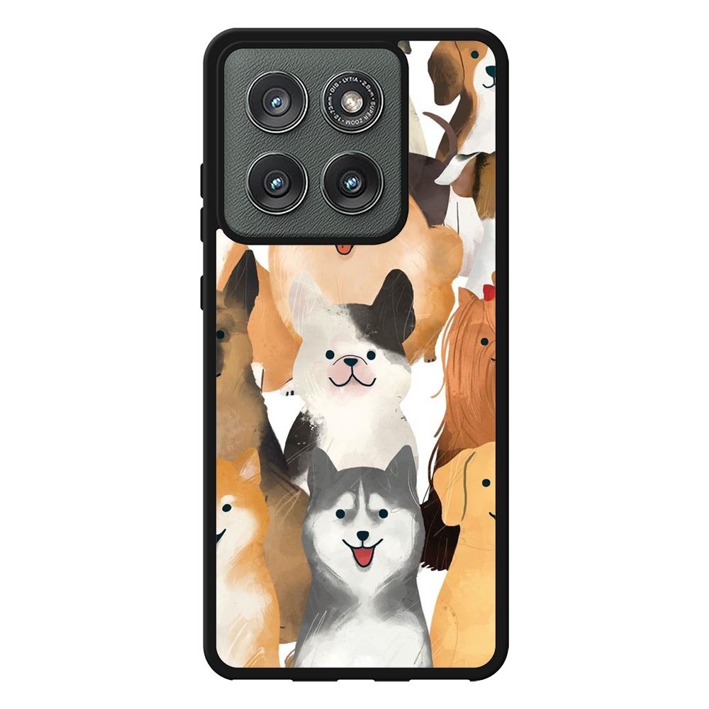 All dog art FLN0027 Motorola Moto Edge 2025 Case