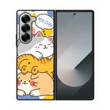 cat meow FLN0097 Samsung Galaxy Z Fold 7 5G Case