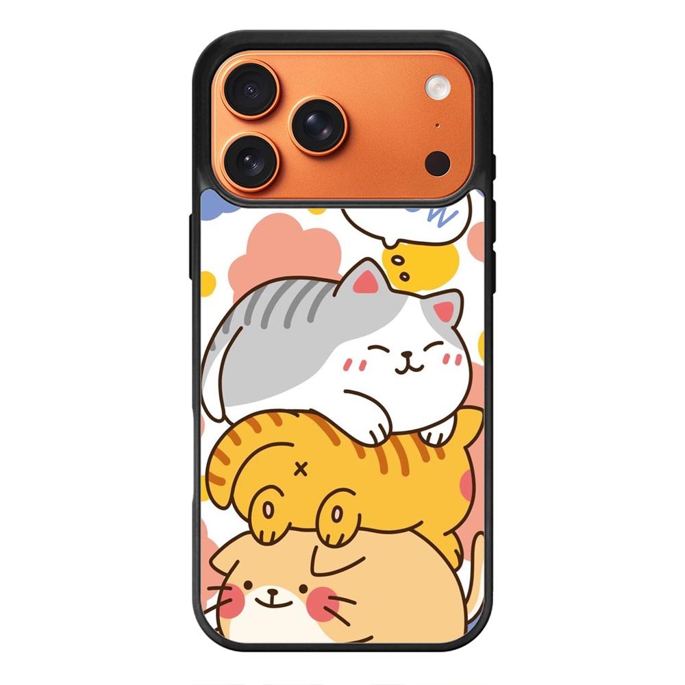 cat meow FLN0097 iPhone 17 Pro Max Case