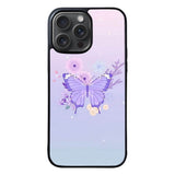 butterfly violet FLN0102 iPhone 15 Pro Max Case