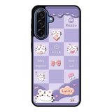 nice cat FLN0110 Samsung Galaxy A17 Case