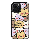 Cute bear FLN0121 iPhone 16 Pro Max Case