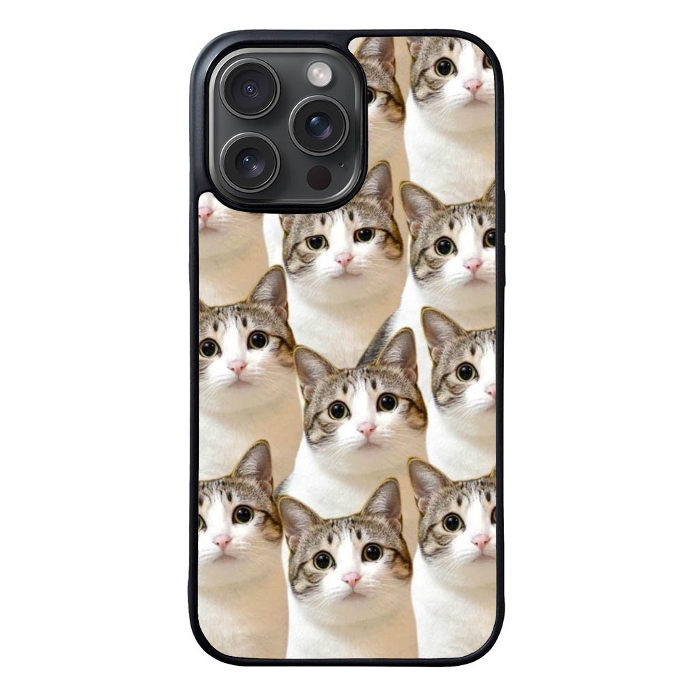 cat pattern cute FLN0132 iPhone 15 Pro Max Case