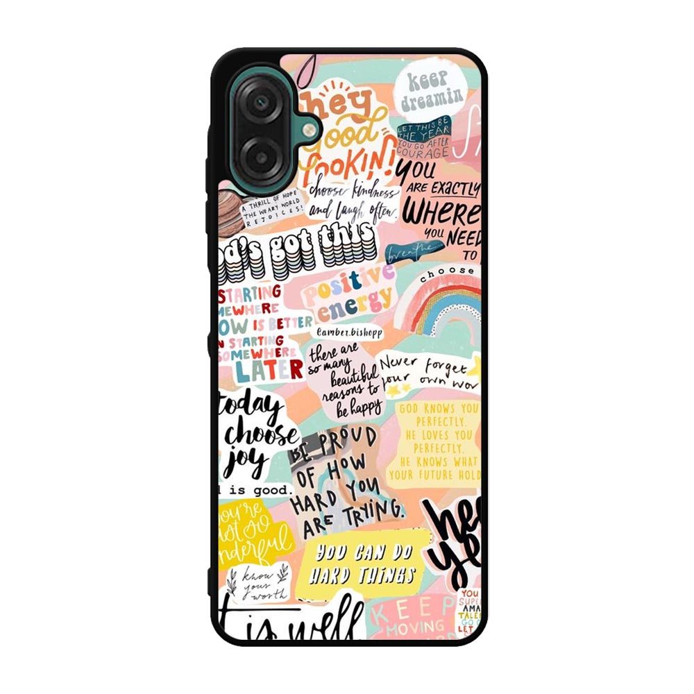Quotes sticker FLN0140 Samsung Galaxy A07 Case