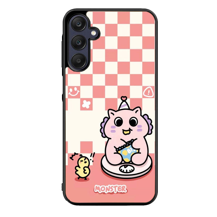 Monsters eat snacks FLN0151 Samsung Galaxy A15 A25 A35 A55 5G Case