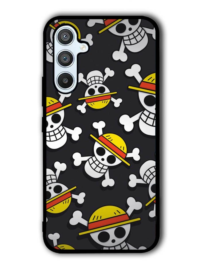 One Piece Straw Hat Pirates Logo Dark Samsung Galaxy A14 5G Case QC10993