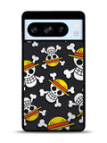 One Piece Straw Hat Pirates Logo Dark Google Pixel 8 Pro Case QC10993