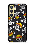 One Piece Straw Hat Pirates Logo Dark Samsung Galaxy S25 Plus 5G , Samsung Galaxy S25+ 5G Case OV10993