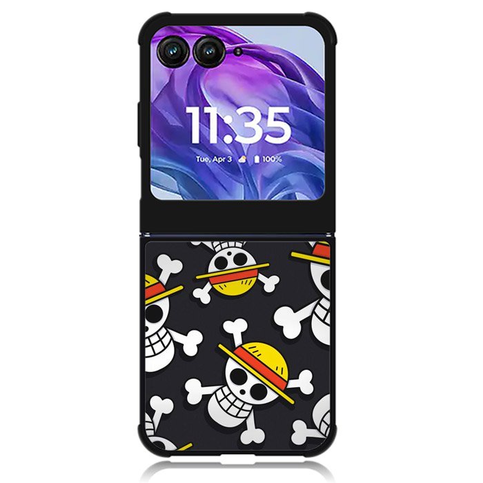 One Piece Straw Hat Pirates Logo Dark Motorola Moto Razr Plus 2024 , Moto Razr+ 2024 Case OV10993