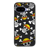 One Piece Straw Hat Pirates Logo Dark Google Pixel 10A Case QC10993