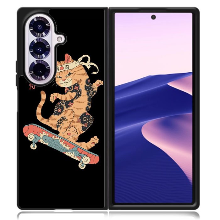 Cats japanese Samsung Galaxy Z Fold 7 Case OV11051
