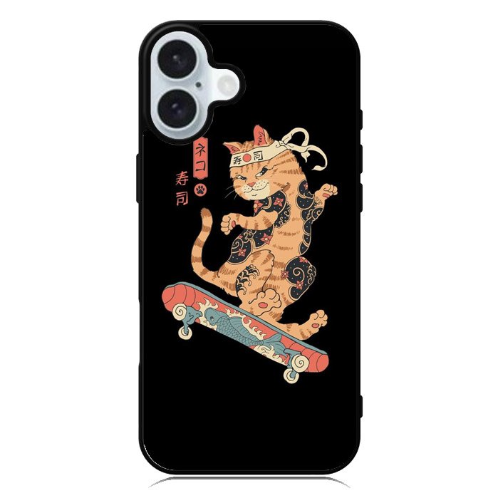Cats japanese iPhone 16 Case QC11051