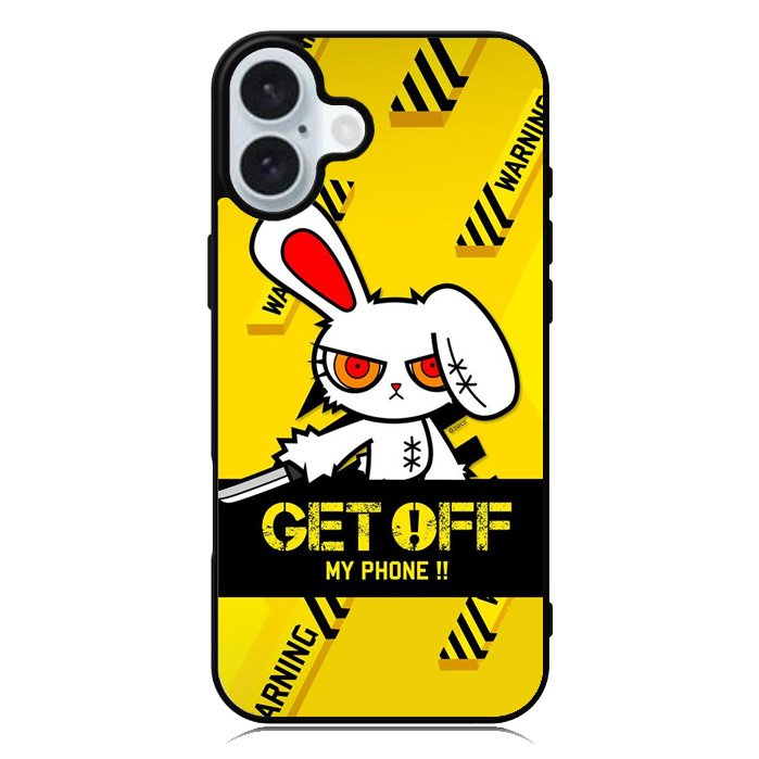 Get off my phone iPhone 16 Case QC11096