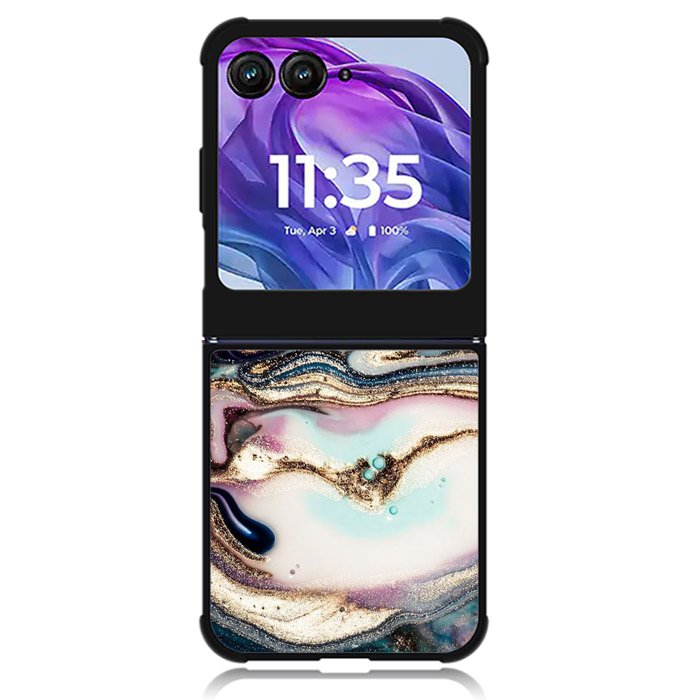 Abstrak gliter Motorola Moto Razr Plus 2024 , Moto Razr+ 2024 Case OV11230