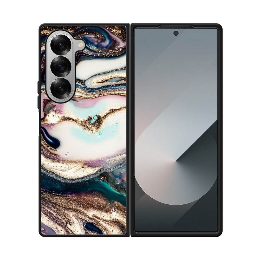 Abstrak gliter Samsung Galaxy Z Fold 7 5G Case QC11230