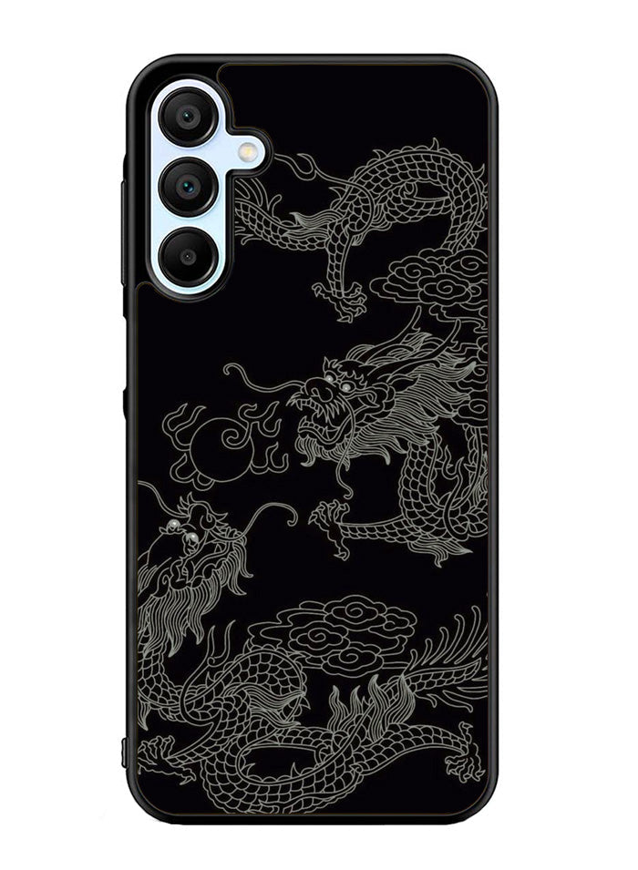 Dragon black and white Samsung Galaxy A15 5G Case OV11078