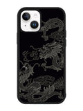 Dragon black and white iPhone 14 Case QC11078