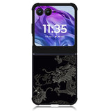Dragon black and white Motorola Moto Razr Plus 2024 , Moto Razr+ 2024 Case OV11078