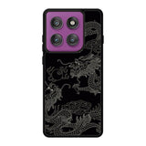 Dragon black and white Motorola Moto Edge 60 Pro Case OV11078