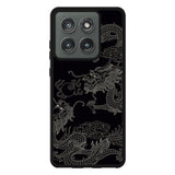 Dragon black and white Motorola Moto Edge 2025 Case OV11078