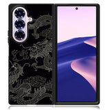 Dragon black and white Samsung Galaxy Z Fold 7 Case OV11078