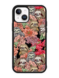 Sloth Flower iPhone 14 Case QC11030