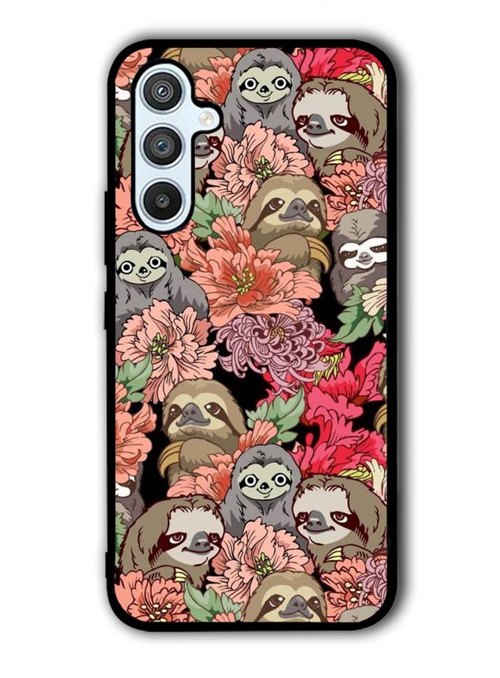 Sloth Flower Samsung Galaxy A14 5G Case QC11030