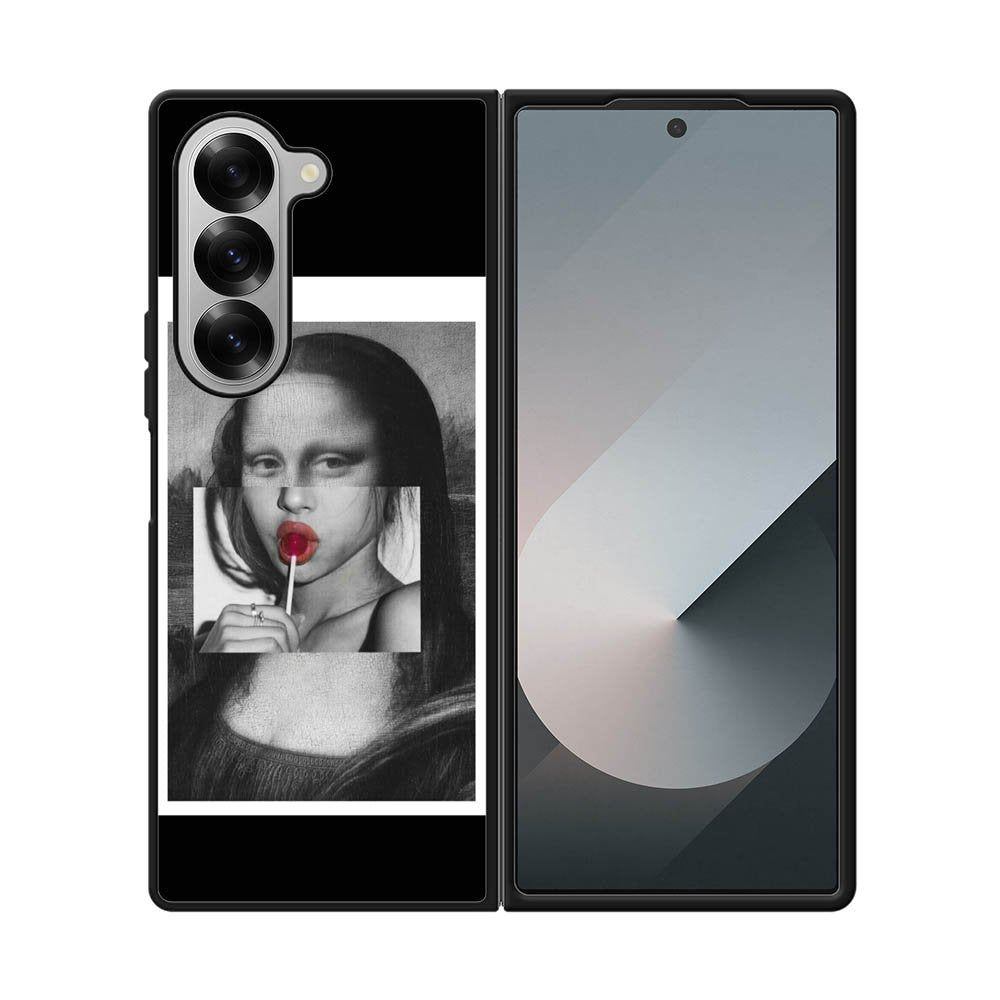Aesthetic Art Mona lisa Samsung Galaxy Z Fold 7 5G Case QC11232