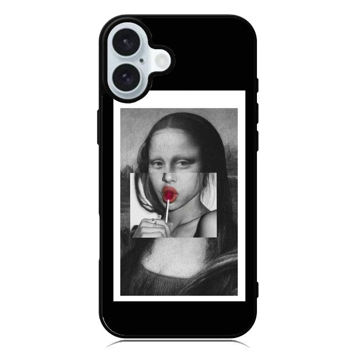 Aesthetic Art Mona lisa iPhone 16 Plus Case QC11232