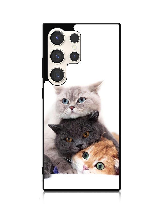Cat Cute Samsung Galaxy S25 Ultra 5G Case QC11192