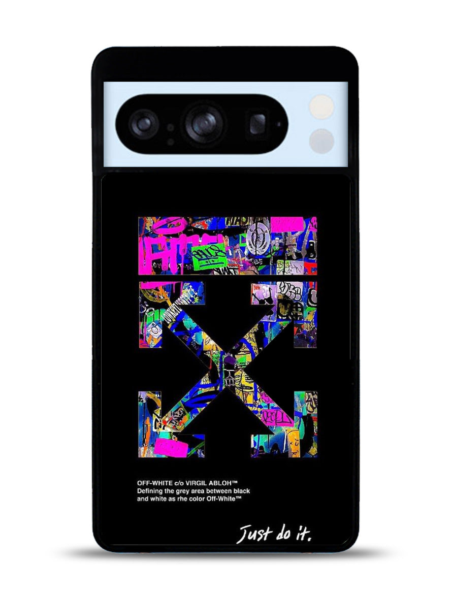 Off White Google Pixel 8 Pro Case QC10989