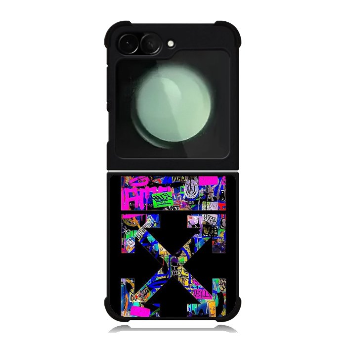 Off White Samsung Galaxy Z Flip 6 5G 2024 Case OV10989