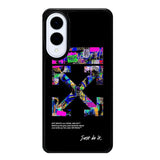 Off White Samsung Galaxy S25 Edge 5G Case OV10989