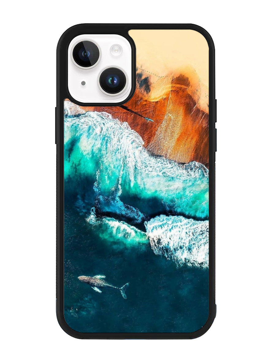 Wave painting iPhone 14 Plus Case QC10951