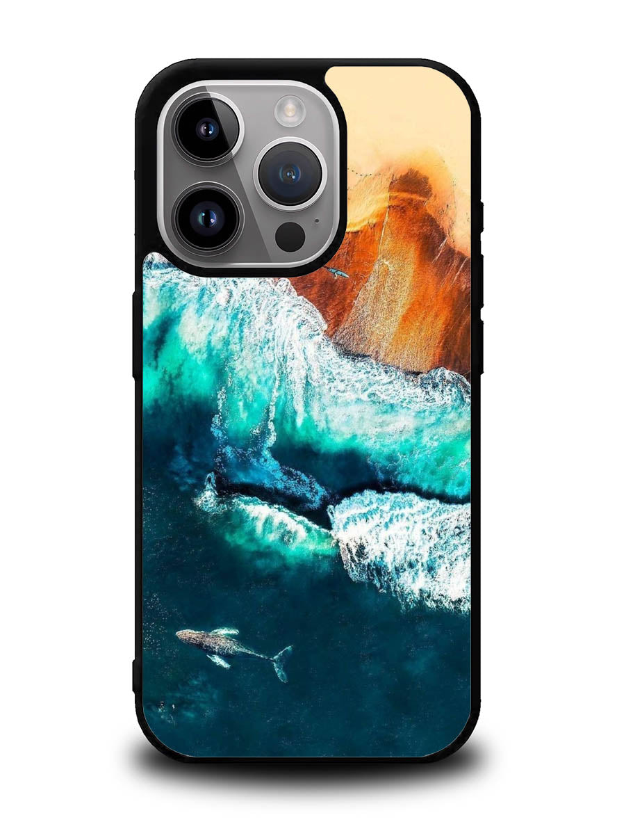 Wave painting iPhone 14 Pro Max Case QC10951