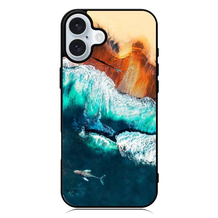 Wave painting iPhone 16 Case QC10951