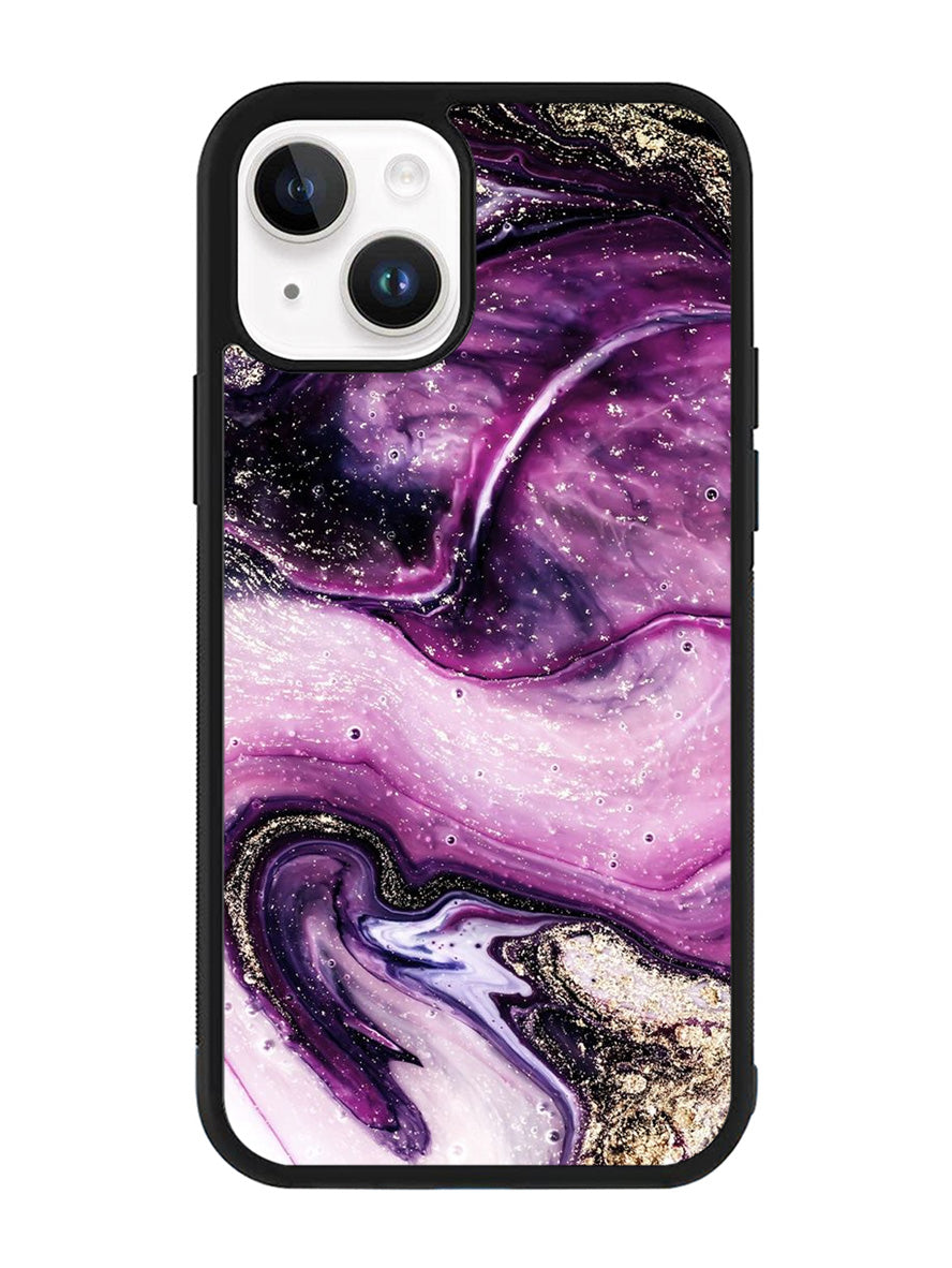 marble purple iPhone 14 Case QC10964