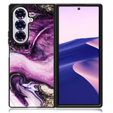 marble purple Samsung Galaxy Z Fold 7 Case OV10964