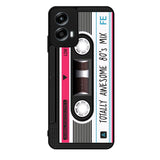cassette tape pink Motorola Moto G Play 2024 Case OV11190