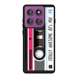 cassette tape pink Motorola Moto Edge 60 Pro Case OV11190