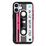 cassette tape pink iPhone 16 Case QC11190