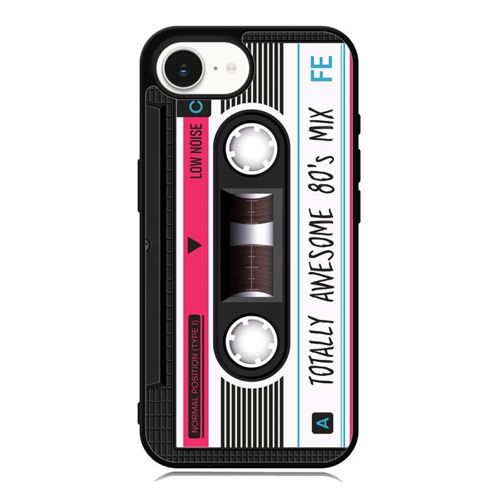 cassette tape pink iPhone 16e Case OV11190
