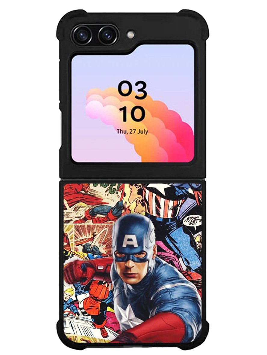 Captain America Samsung Galaxy Z Flip 5 5G 2023 Case OV11189