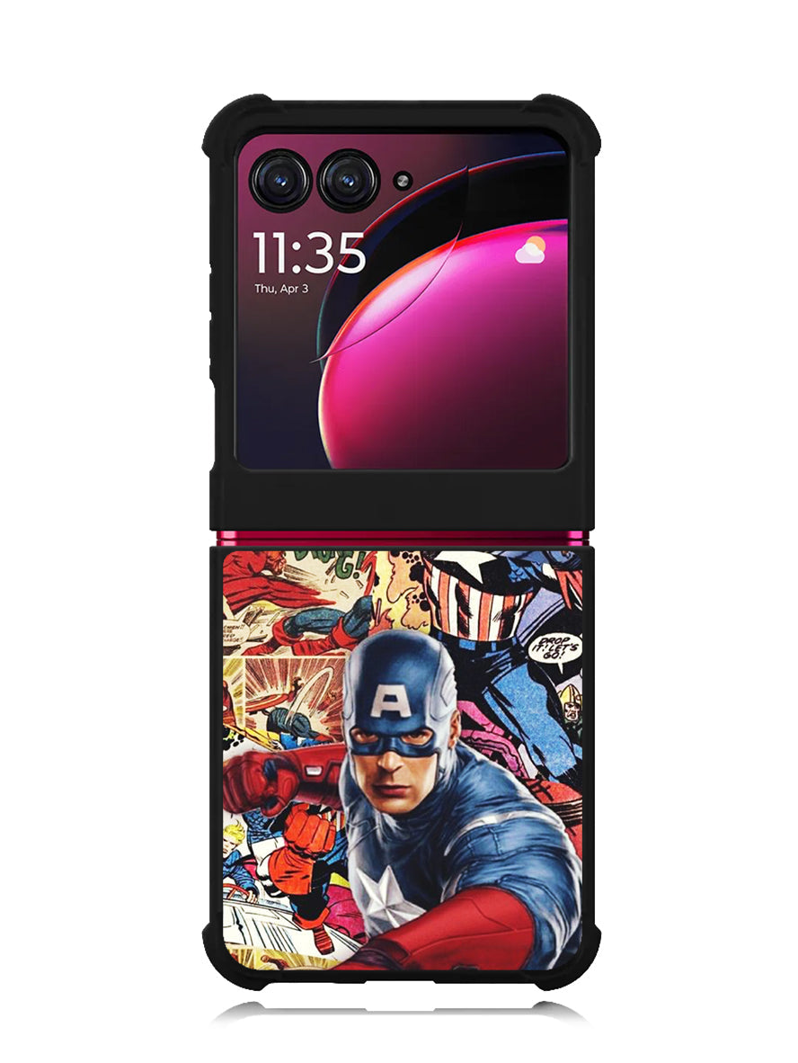 Captain America Motorola Moto Razr Plus 2023 , Moto Razr+ 2023 Case OV11189